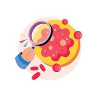 Cancer Cell Concepts Style illustrations. EPS 10 File stock illustration vector