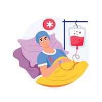 Chemotherapy Concepts Style illustrations. EPS 10 File stock illustration vector
