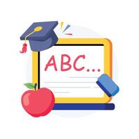 School Board Concepts Style illustrations. EPS 10 File stock illustration vector