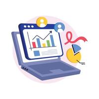Cancer Statistics Concepts Style illustrations. EPS 10 File stock illustration vector