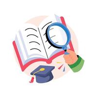 Content Research Concepts Style illustrations. EPS 10 File stock illustration vector