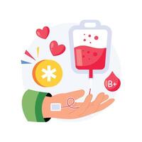 Blood Concepts Style illustrations. EPS 10 File vector