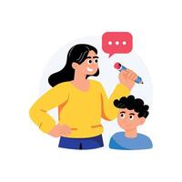 Teachers Concepts Style illustrations. EPS 10 File stock illustration vector