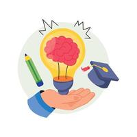 Creative Education Concepts Style illustrations. EPS 10 File stock illustration vector