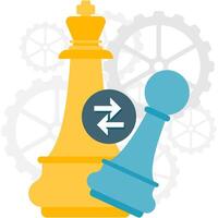 Strategy Development, business improvement and presentation vector