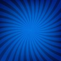 Abstract blue gradient color spiral ray lines background. Wallpaper design vector