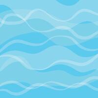 Blue water surface overlay background. vector