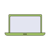 Laptop computer icon illustration design vector