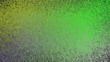 Grungy visual transformation shifting green yellow palette, progressing through shadowy gradient stages with evolving textural depth chromatic intensity textural variations across six visual stages video