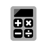 calculator icon isolated vector
