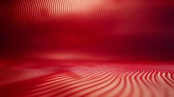 A red background with a red wave pattern photo