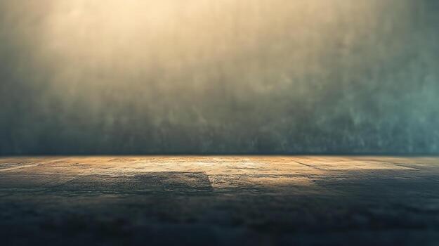 Mysterious concrete background with an atmospheric glow, creating an abstract and moody scene. Perfect for adding a touch of intrigue. photo