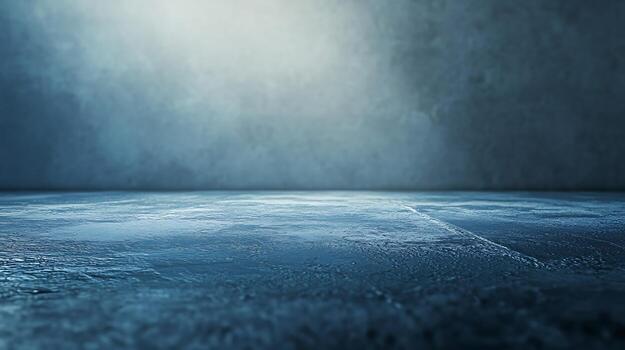 Abstract image of a glossy, reflective surface with a textured background. The scene is illuminated by a bright light source. photo