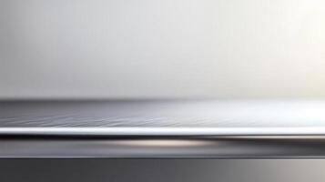 Sleek and elegant, the image showcases a minimalist design with clean lines, a smooth surface, and a cool color palette, perfect for modern aesthetics. photo