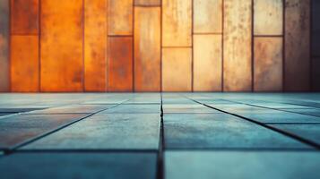 Abstract tile backdrop with earth-toned hues creates a textured, versatile background for various creative projects. Minimalist design. photo