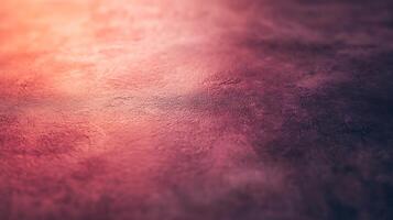 Abstract surface with a light touch. Delicate patterns and shadows are enhanced by an atmospheric, reddish glow, creating depth and mystery. photo