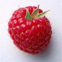A close-up of a raspberry photo