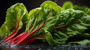 Red beets on a white background. photo
