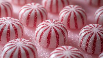 A close up of candy covered in sugar photo
