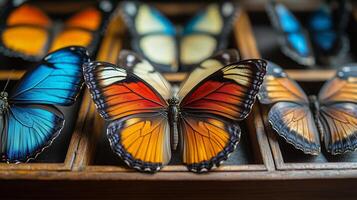 Butterflies in a box photo