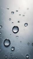 A detailed close-up of condensation droplets scattering in organic, irregular patterns. photo