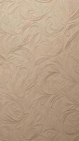 A close-up of embossed paper showcasing its artistic and refined textures. photo