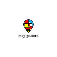 Location icon, Map logo for maps google maps, sign, route, position, symbol and logo illustration design template vector