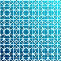 Geometric square pattern line blue light gradient presentation background vector