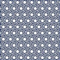 Abstract seamless pattern creating a background. Design features hexagonal shapes in tones of blue. Perfect for backdrops presentations vector
