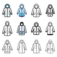 Raincoat icon design illustration vector