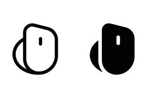 Mouse icon set. Mouse Wireless sign. for mobile concept and web design. illustration on white background vector