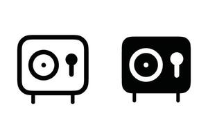 Safe Box icon. sign for mobile concept and web design. illustration vector