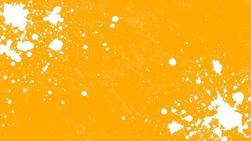 A yellow abstract background with white watercolor dripping from it gives a sloppy look. vector