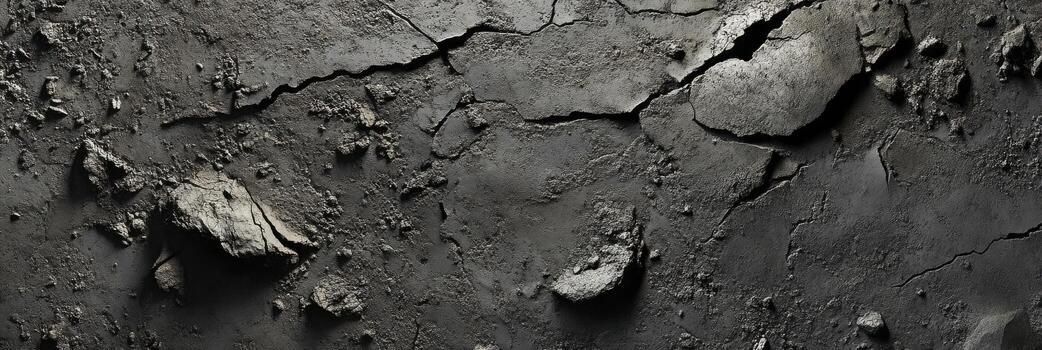Cracked dry earth texture with deep crevices and jagged patterns photo