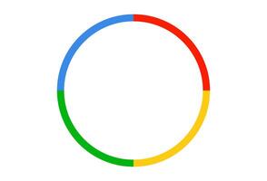 Customer Feedback Review Colorful Circle Frame Icon Illustration vector