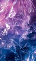 Translucent Plastic Texture with Gradient Light Effect Creating a Dreamy Atmosphere photo