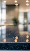Reflections and subtle gradients define the ambiance of a modern interior atmosphere softly photo