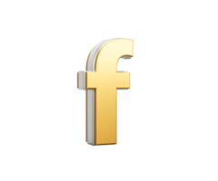 Shiny Golden Small Letter f Gleams With Its Sleek Modern Design With Sharp Edges 3D Illustration png