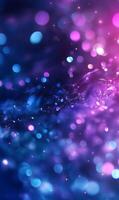 A captivating blend of radiant bokeh lights creating a magical and ethereal atmosphere photo