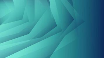 Abstract Blue and Green Geometric Background with Overlapping Shapes vector