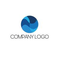 Water drop round shape element vector