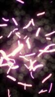 virus en dessous de le microscopique vue pour éducation video