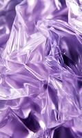 Abstract textured background with dynamic folds and subtle violet translucent nuances photo