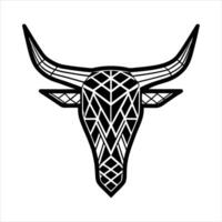 Minimalist Longhorn Logo vector