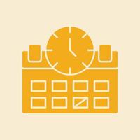 Deadline trendy art handsome abstract illustration colorful useful design vector