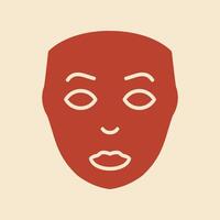 Facial Plastic Surgery trendy art attractive abstract illustration colorful useful design vector