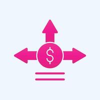 Investment Decision trendy art cute abstract illustration colorful useful design vector
