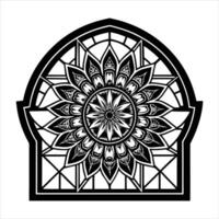 Mandala background design vector