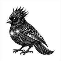 Cardinal bird simple vector
