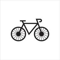 bicycle icon illustration, line style illustration, isolated on white background vector